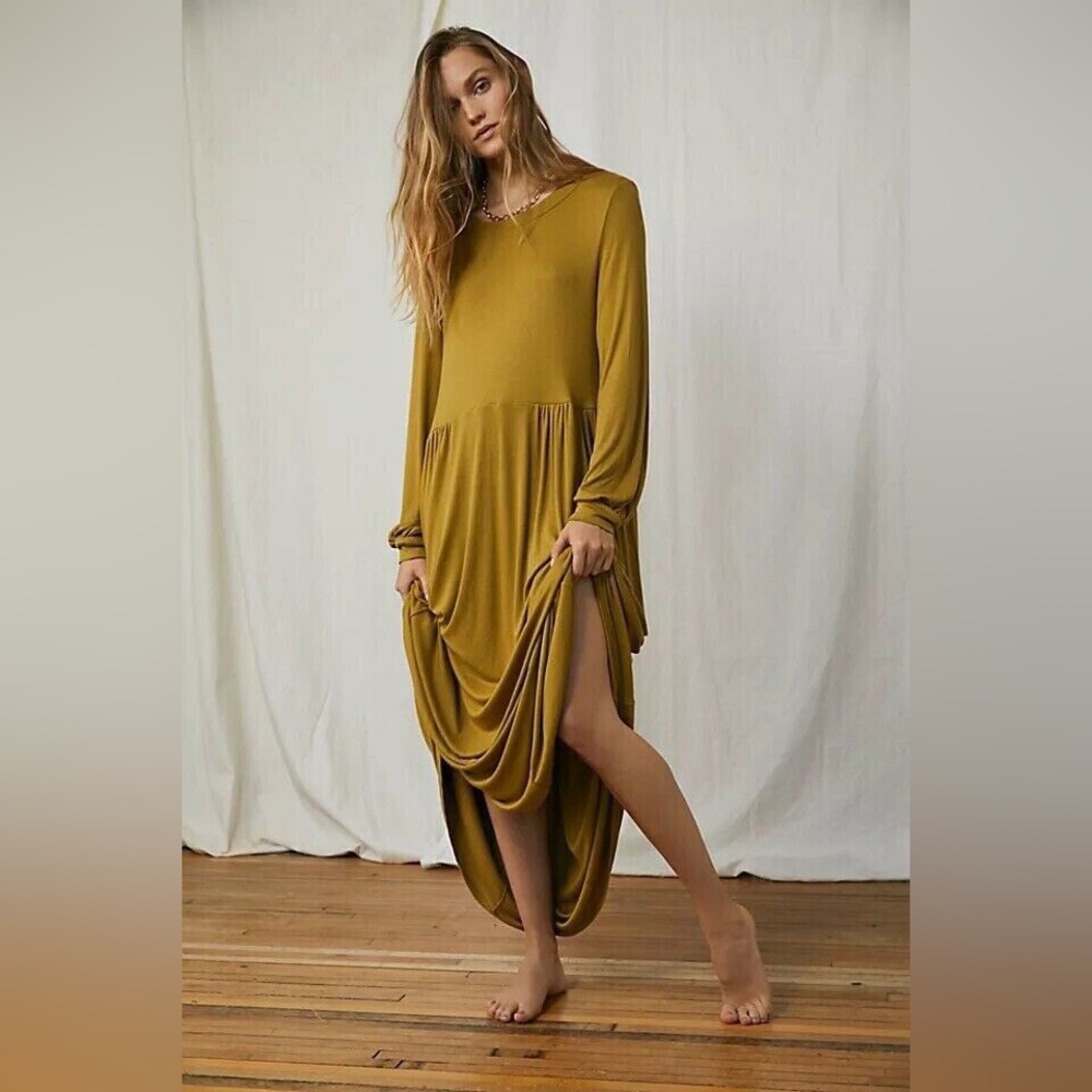 NWT Free People Cameron Maxi Dress | Rust